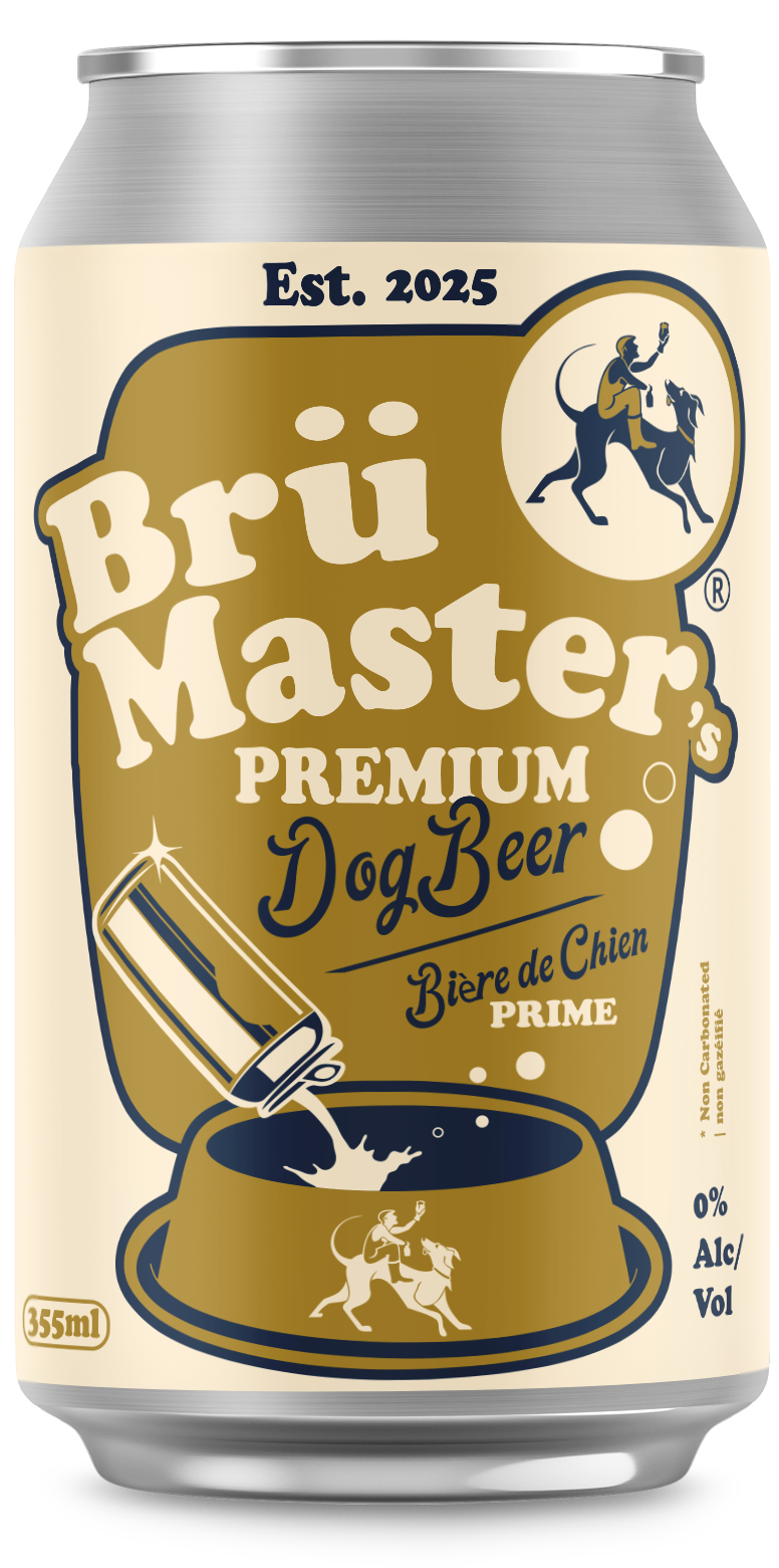 BruMaster's Premium Dog Beer - Can Front