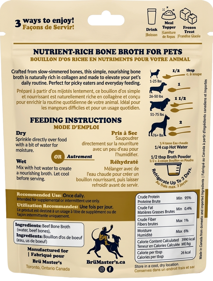 BrüMaster's - Craft Bone Broth Powder