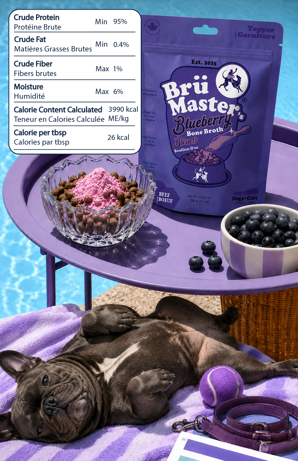 BrüMaster's - Blueberry Craft Bone Broth Powder