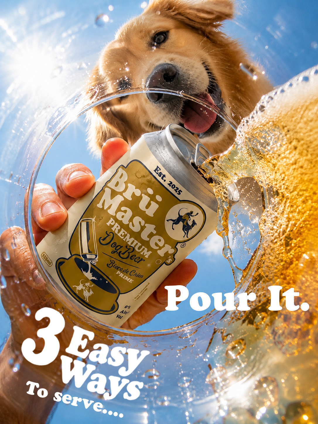 BrüMaster's Premium Dog Beer - SIX PACK