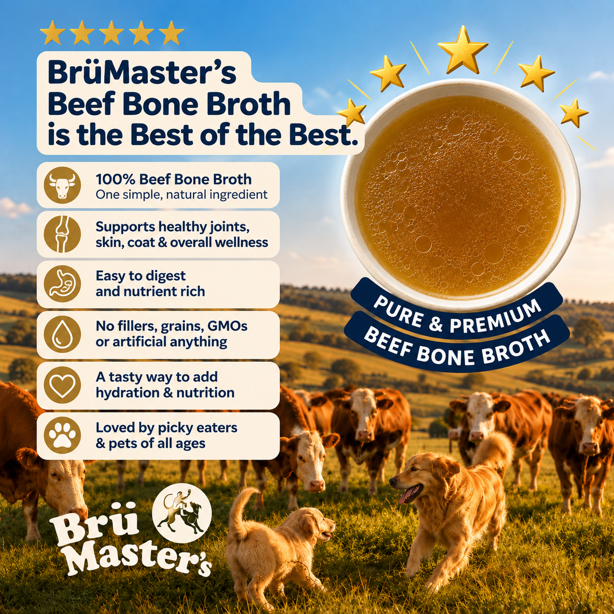 BrüMaster's Premium Dog Beer - SIX PACK