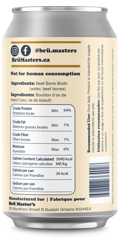 BrüMaster's Premium Dog Beer - TWENTY FOUR - WHOLESALE