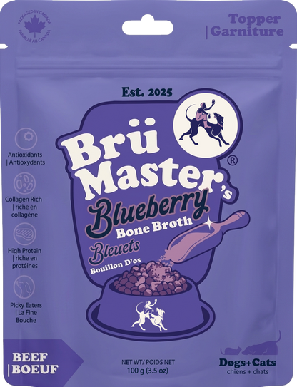 BrüMaster's - Blueberry Craft Bone Broth Powder - WHOLESALE