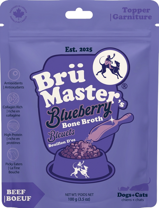 BrüMaster's - Blueberry Craft Bone Broth Powder