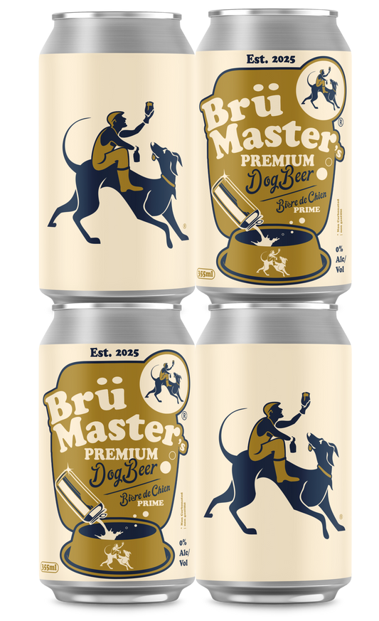 BruMaster's Premium Dog Beer - 4 pack