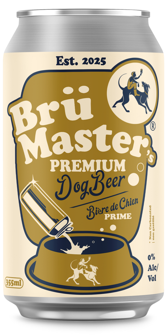 BruMaster's Premium Dog Beer - Can Front
