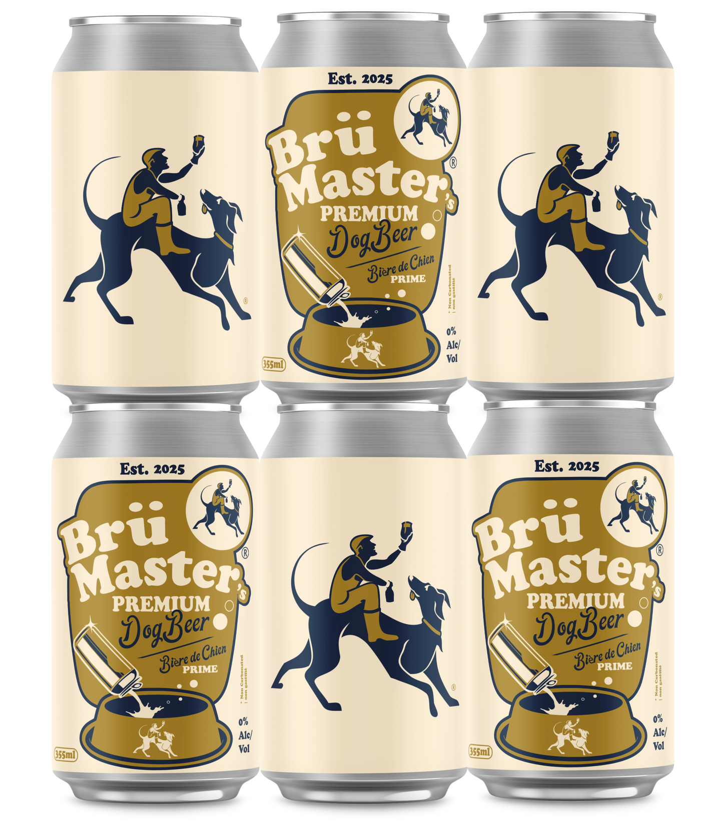 BruMaster's Premium Dog Beer - Six-Pack