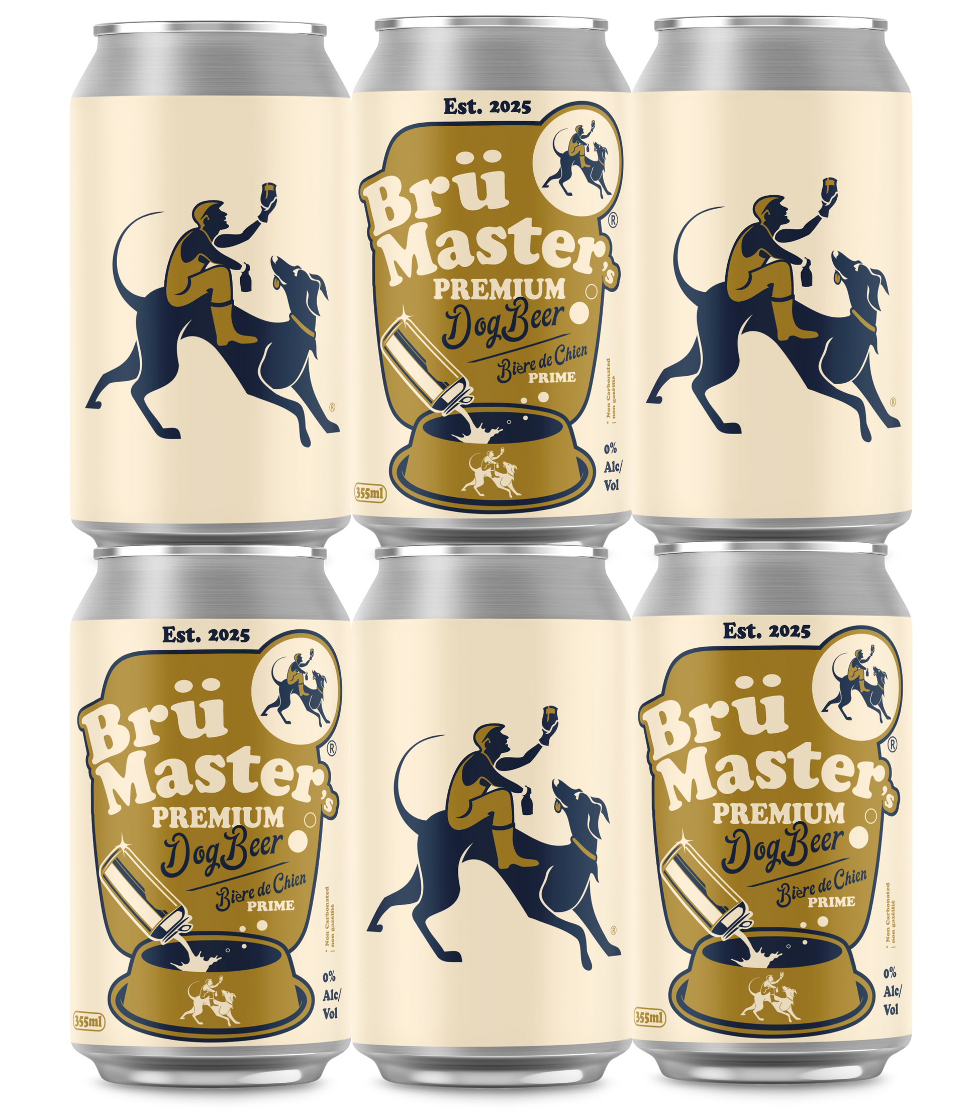 BruMaster's Premium Dog Beer - Six-Pack