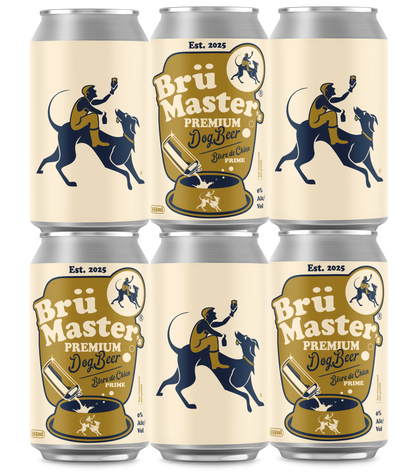 BruMaster's Premium Dog Beer - Six-Pack