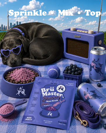 BrüMaster's - Blueberry Craft Bone Broth Powder